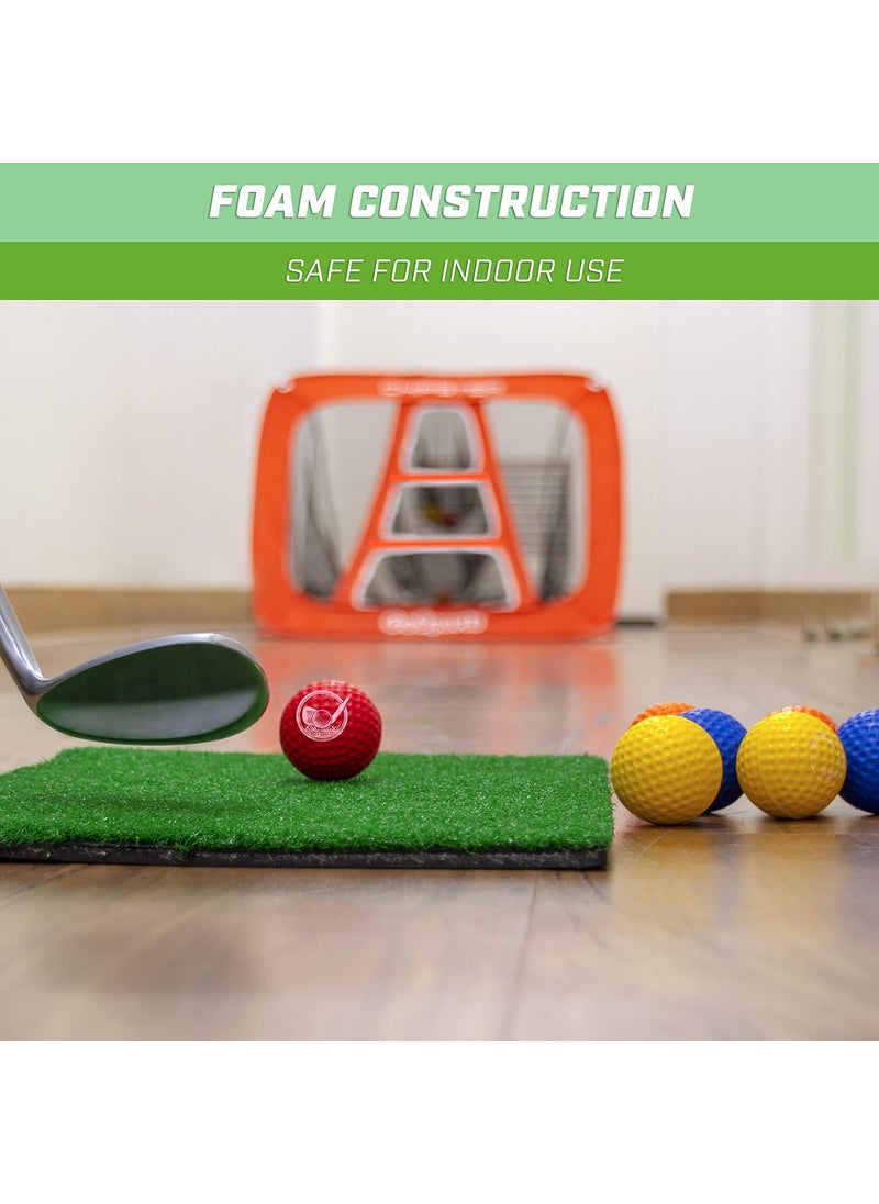 GoSports GoSports Foam Golf Practice Balls Realistic Feel and Limited Flight Use Indoors or Outdoors  - Image 3