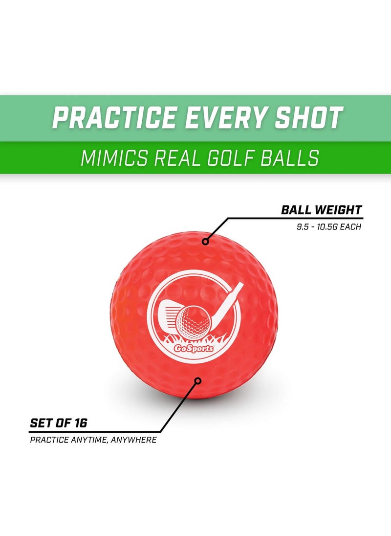 GoSports GoSports Foam Golf Practice Balls Realistic Feel and Limited Flight Use Indoors or Outdoors  - Image 2