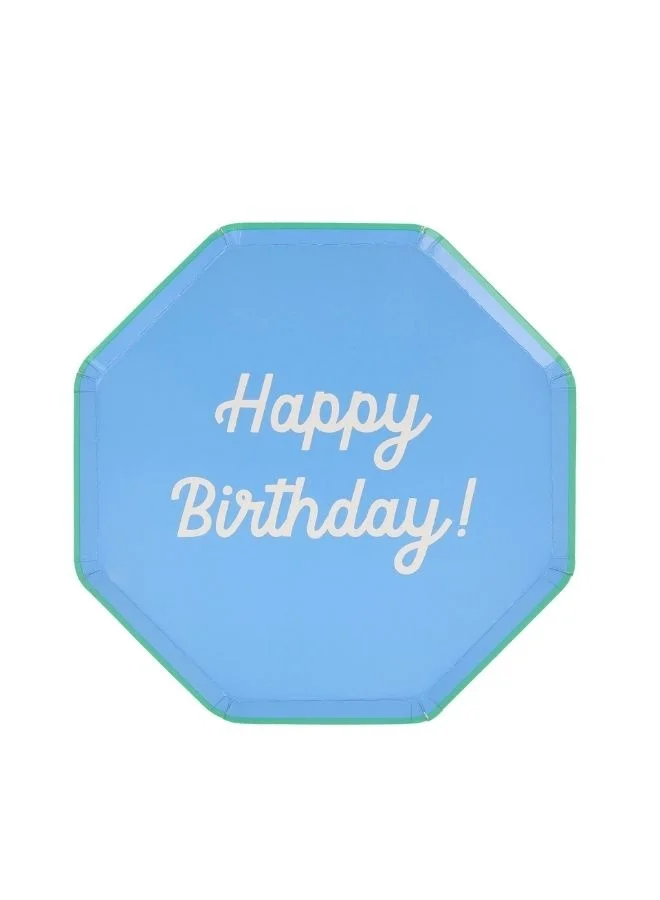 Meri Meri Mixed Happy Birthday Side Plates