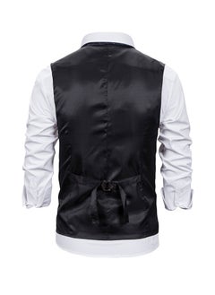 KUYING New Fashionable Herringbone Patterned Suit Vest  - Image 3
