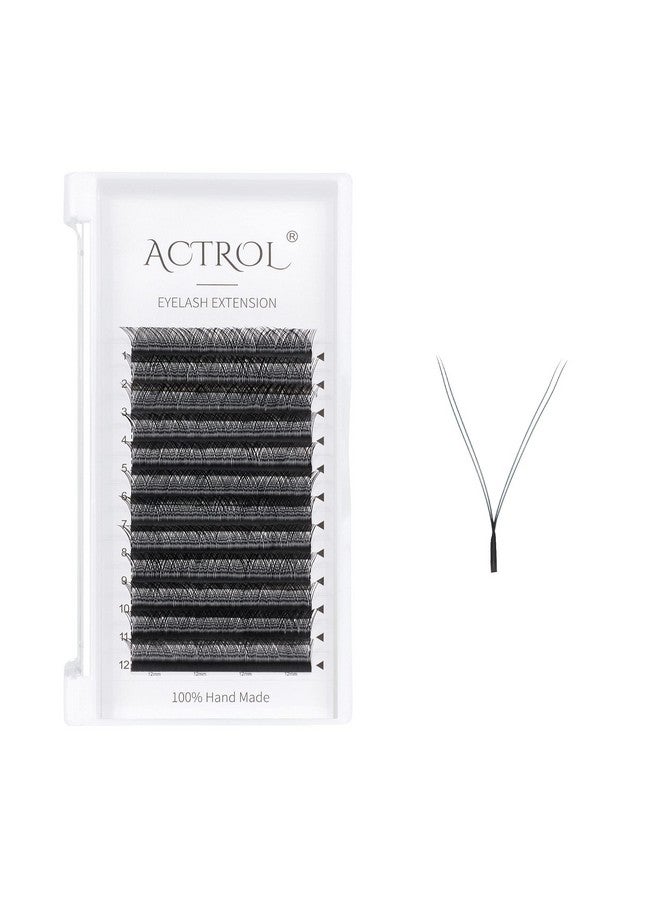 ACTROL Yy Eyelashes Extension Lashes Black D Curl 0.07Mm 12Mm Lash Volume Extension Easy Fans Y Shaped Premade Soft Eyelashes Supply - Image 2