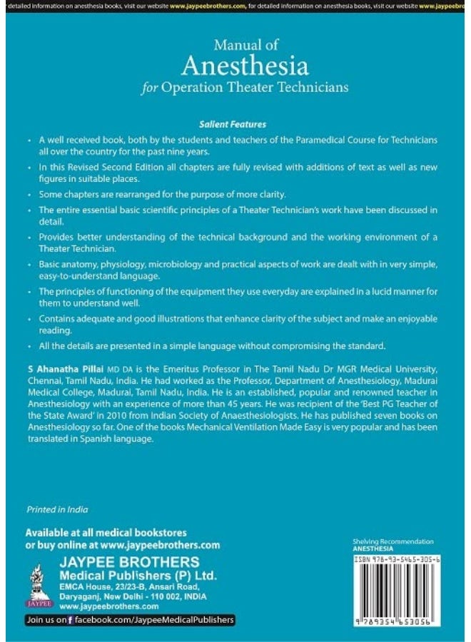 Manual of Anesthesia for Operation Theater Technic - Image 2