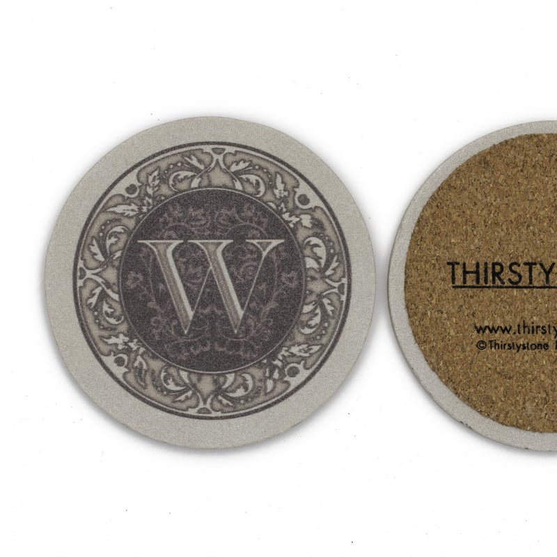 ثيريستي ستون خطاب واحد Monogram transtoster w oussorbonsest stone ustorbont 4 عبوات مصنوعة في الولايات المتحدة الأمريكية المصممة مناديل بسهولة تنظيف - Image 3