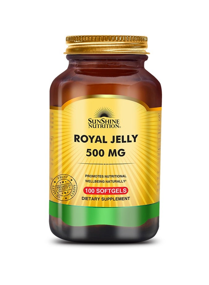 SUNSHINE NUTRITION Sunshine Nutrition Royal Jelly 500 MG 100 Softgels 