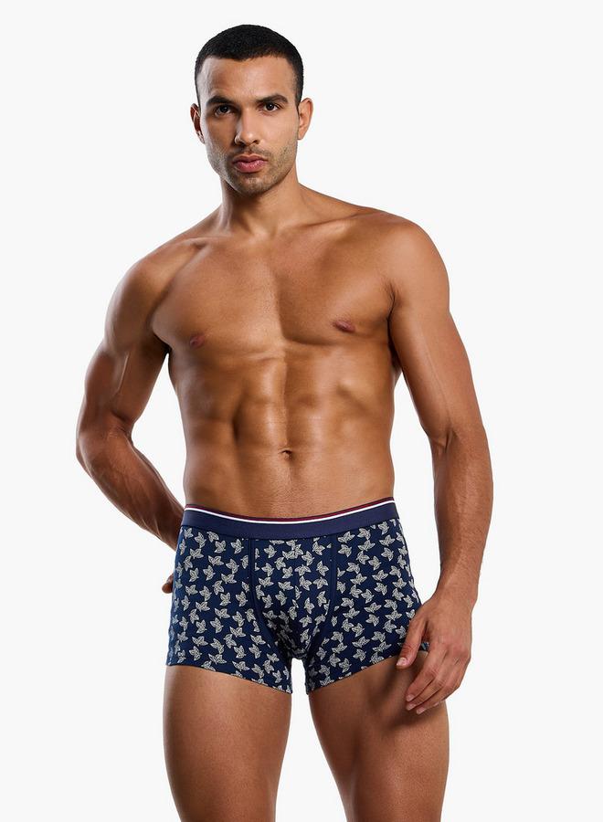 سبلاش فيڤ سروال داخلي رجالي قطن مخلوط بطبعات متنوعة - عبوة من  قطع - Image 3