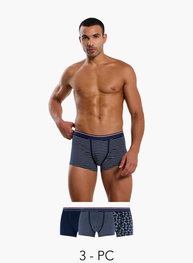 سبلاش فيڤ سروال داخلي رجالي قطن مخلوط بطبعات متنوعة - عبوة من  قطع - Image 1