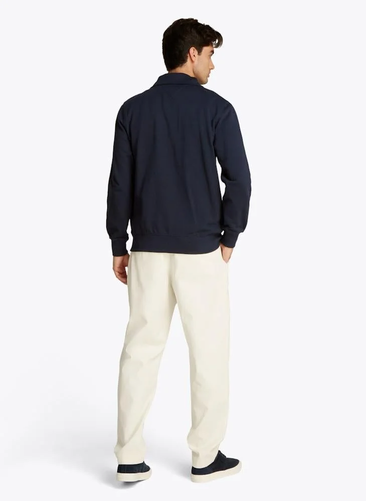 TOMMY HILFIGER Essential Terry Quarter Zip Sweatshirt