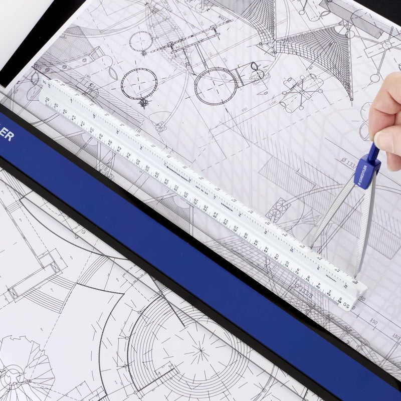 Staedtler 12-Inches Architect Triangular Scale (98719-31BK) - Image 1