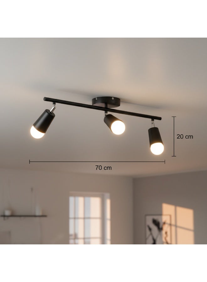 Nagafa Shop Black Aluminium Track Lighting70*20* - Image 5