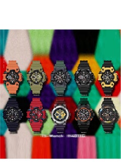 T5 T5 Mens Chronograph Silicone Strap Watch H4011G  - Image 5