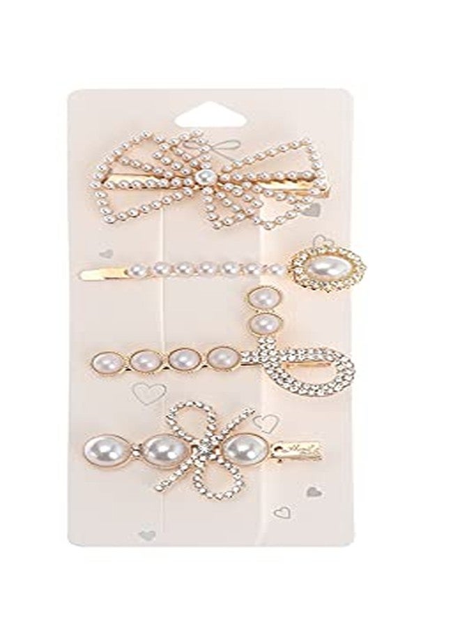 NGEL Pearl Hair Clip/Elegant Pearl Hair Pins For Women & Girls/Hair Clip/Hair Pin/Fashion Hair Accessories(Pearl Hair Clip) - Image 3