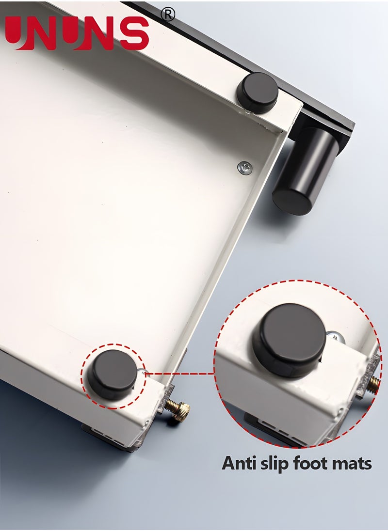 UNUNS - Paper Cutter Guillotine,A4 Paper Cutting Board,Heavy Duty Metal Base Trimmer Grid - Image 1