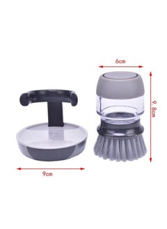 Lavish lavish Household Kitchen Washing Liquid Dish Brush Soap Pot Utensils with Dispenser Cleaning bathroom cleaning tools  - Image 2