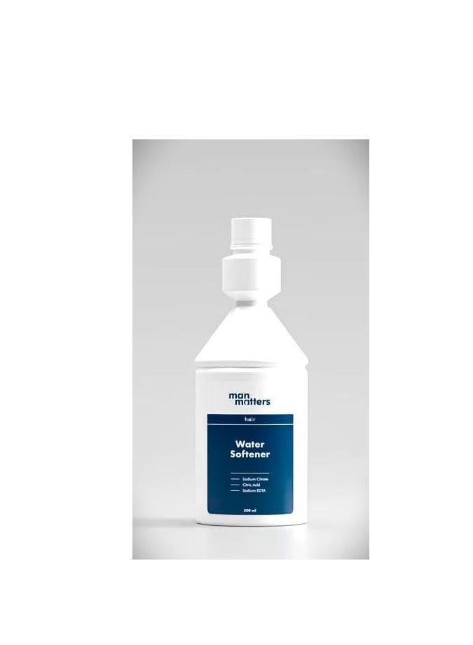 Man Matters Water Softener 500ml | Instant Hard Water Softening Agent | Reduces Hair Fall & Skin Itching | Disables Calcium & Magnesium, Maintains pH Level | Easy to Use Solution - Image 1