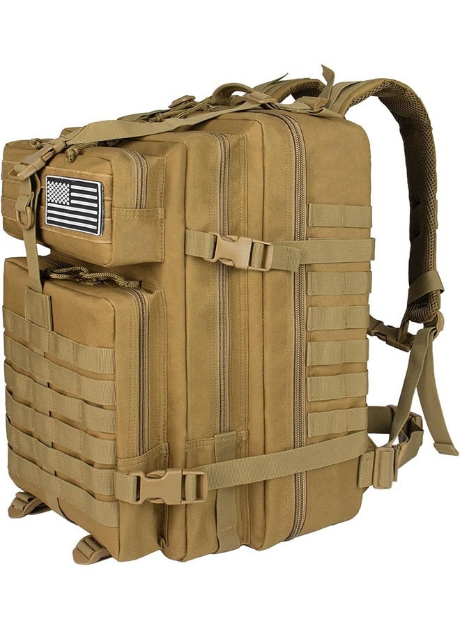 Arabest - Military Tactical Backpack, Molle Bag,Large capacity Rucksack,Camping Hiking Backpack for Men,Women - Image 1