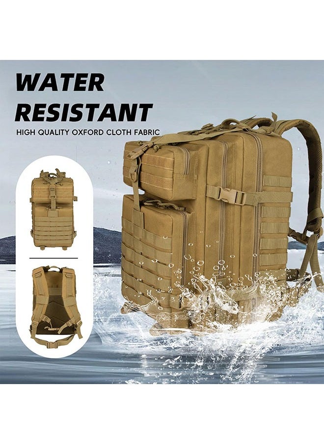 Arabest - Military Tactical Backpack, Molle Bag,Large capacity Rucksack,Camping Hiking Backpack for Men,Women - Image 1