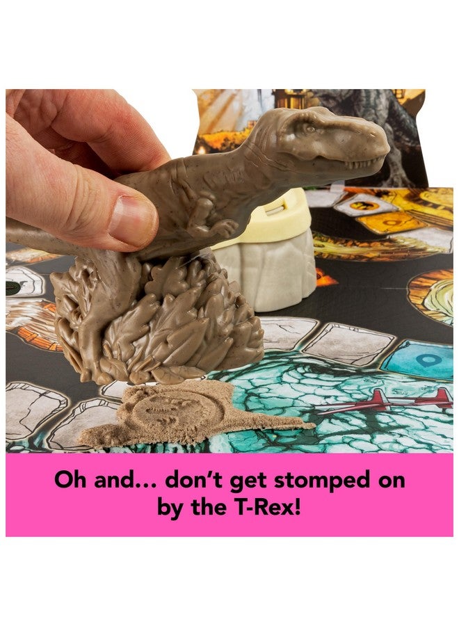 Spin Master Games, Jurassic World Dominion, Stomp N’ Smash Board Game with Kinetic Sand, Jurassic Park Sensory Dinosaur Toy, Creative Kids Activity, 2-4 Players, for Ages 5 & Up - Image 5