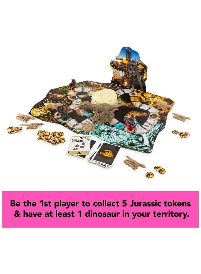 Spin Master Games, Jurassic World Dominion, Stomp N’ Smash Board Game with Kinetic Sand, Jurassic Park Sensory Dinosaur Toy, Creative Kids Activity, 2-4 Players, for Ages 5 & Up - Image 4