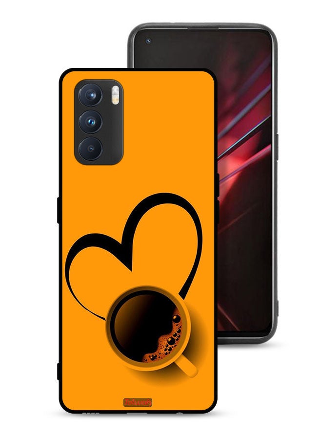 Tolwak Oppo K9 Pro Protective Case Cover Coffee Cup Art - Image 1