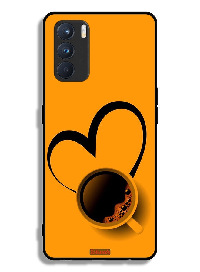 Tolwak Oppo K9 Pro Protective Case Cover Coffee Cup Art - Image 2