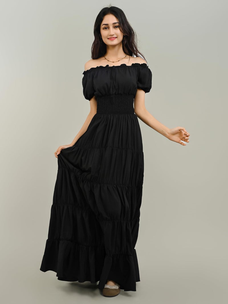 Zhitunemi Renaissance Costume Women Dress: Halloween Costumes Woman 2025 Renaissance Dresses - Halloween Party Theme Events Black L - Image 2