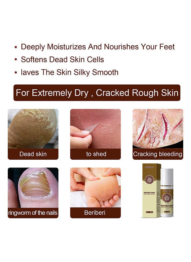 SOUTH MOON South Moon 60ml Herbal Foot Spray Foot Sweat Foot Odor Care Spray Foot Odor Stop Deodorant Spray  - Image 5