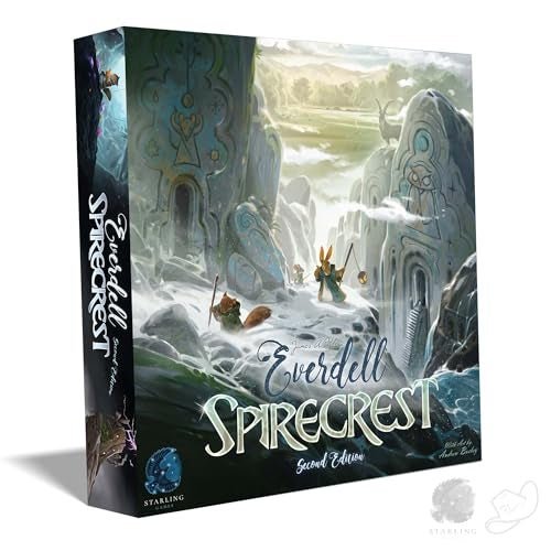 STARLING GAMES Everdell Spirecrest 2nd Edition Expansion Strategy Board Game with Big Critters Discovery Cards Weather Mounts Ages 10 14 Players - Image 1