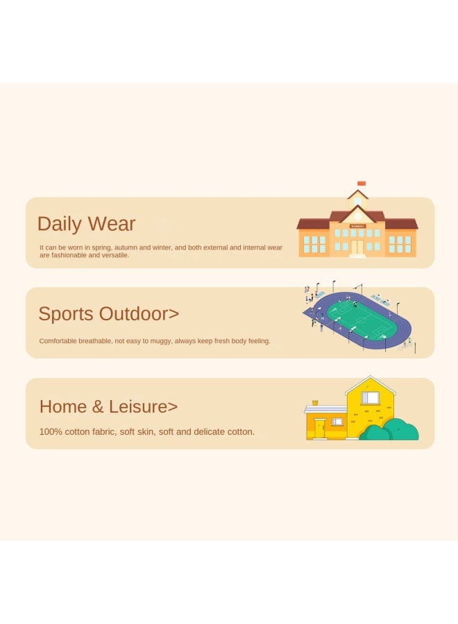 Badibadi Back-to-school Outfit】children's Long-sleeve T-shirt And Sweatpants Set, 2025 Autumn Girls' Casual Two-piece Set - Image 5