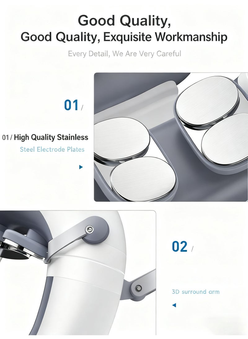 Bukela Massager Electric Neck Massager with Heat, Electromagnetic Pulse Neck Massager, Cervical Spine Massager for Pain Relief, 8 heads 15-head Levels Deep Tissue Massage, Portable and Soothing - Image 5