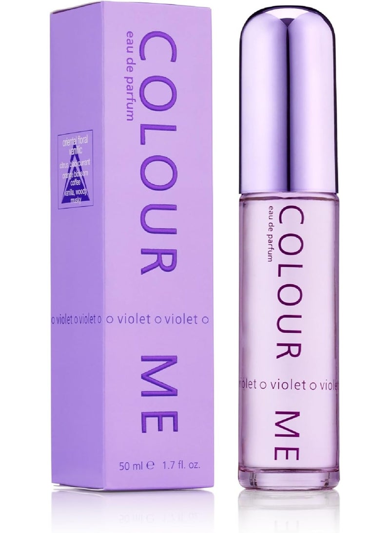 Colour Me Women Violet 50ml EDP - Image 1