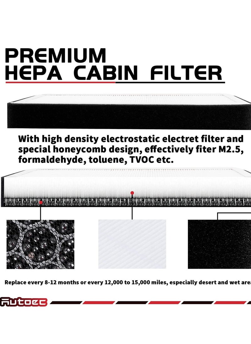 Generic - Tesla Model 3 Model Y Air Filter HEPA, 2 Pack Cabin Air Filter HEPA for Tesla Model 3 Model Y, Tesla Air Conditional Replacement Cabin Air Filter - Image 1