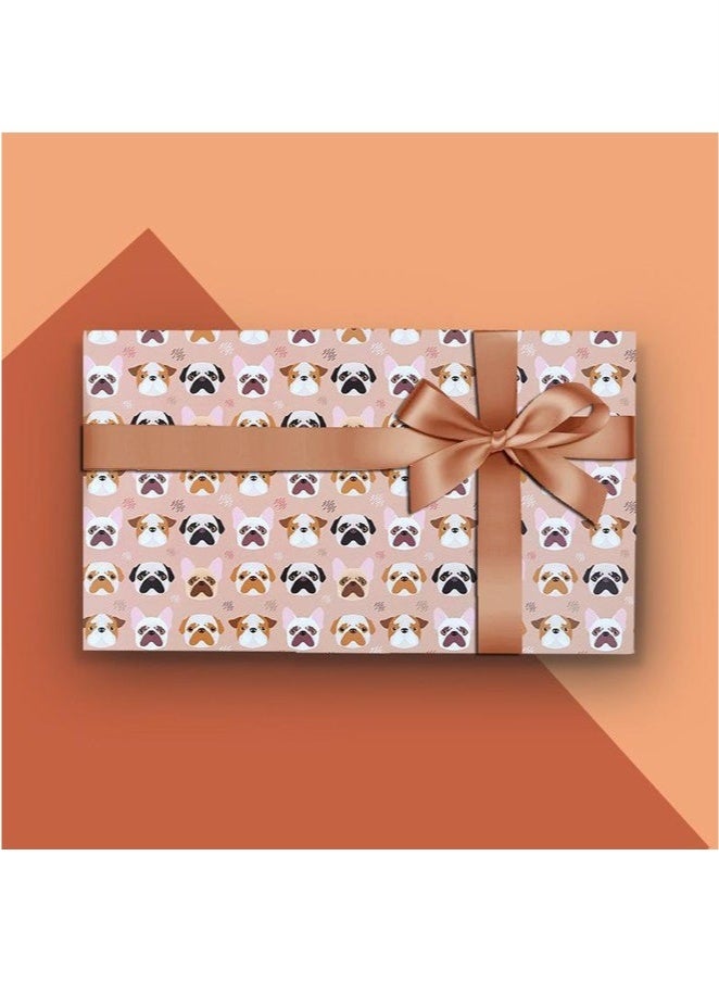 9 أوراق ورق تغليف الهدايا مع الملحقات، ورق تغليف هدايا العطلات، ورق تغليف هدايا عيد الميلاد DIY، ورق تغليف الهدايا لأعياد الميلاد، العطلات، الزفاف، الحفلات، تغليف هدايا الأطفال (70 سم × 50 سم) - Image 5