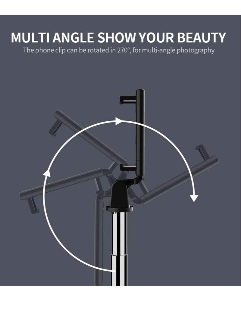 "Selfie Stick Integrated Tripod – BT 4.0 Wireless, Mini Portable Extendable Tripod for Smartphones"