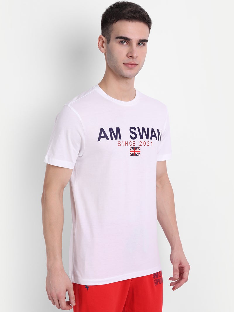 amswan PREMIUM COTTON PRINTED HALF SLEEVE CREW NECK T-SHIRTS - Image 2