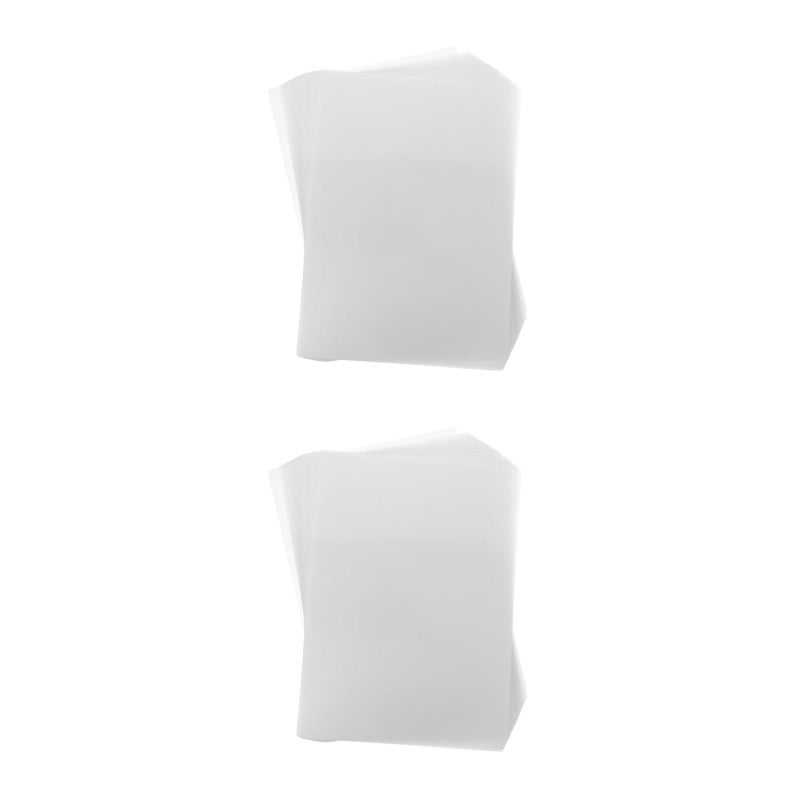 200 pcs Clear Laminating Sheets Transparent Laminating Film Sheets Hot Thermal Machine Laminating Sheets Laminating Sheets - Image 1