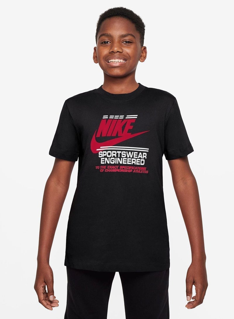 Nike Nsw Brandmark Futura Logo T-Shirt - Image 1