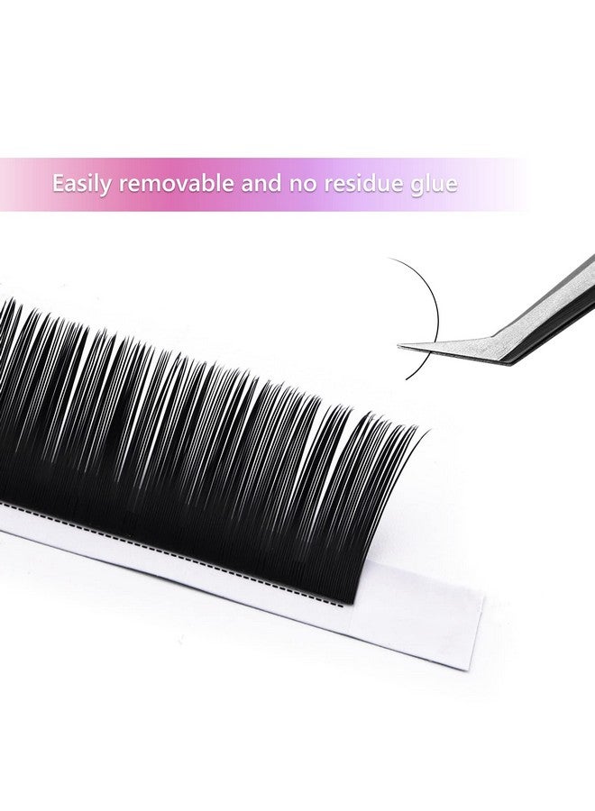 فادلاش ملحقات رموش D Curl Fadlash 0.20 وصلات رموش حريرية كلاسيكية غير لامعة باللون الأسود الفاخر (0.20D 12 مم) - Image 5