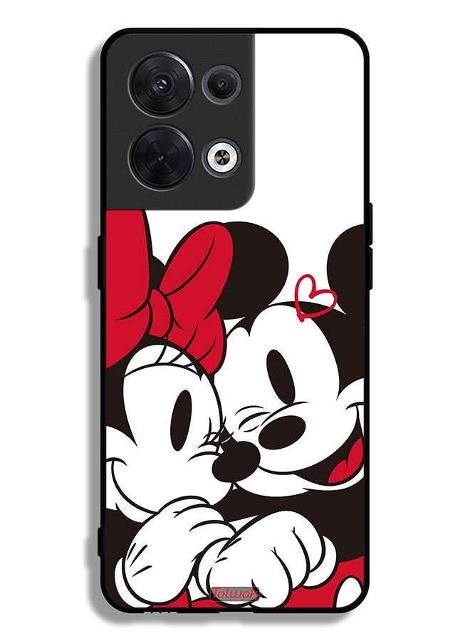 Tolwak Oppo Reno8 5G Protective Case Cover Mickey Mouse - Image 1
