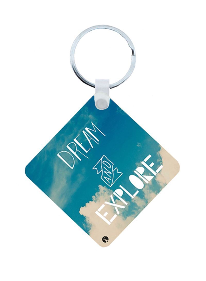 RKN The English Phrases Wooden Keychain