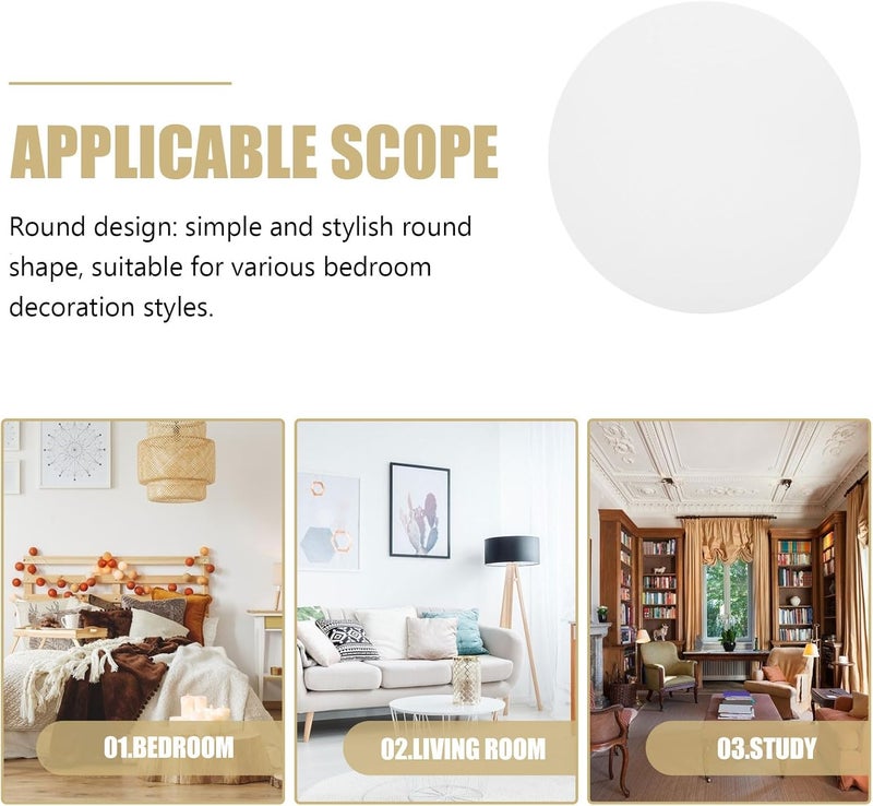 TOYANDONA Acrylic Ceiling Lamp Diffuser Cover 29.2cm X 1mm Dual-sided Frosted Panel LED Downlight Shade for Bedroom Lighting Fixture Accessories - Image 3