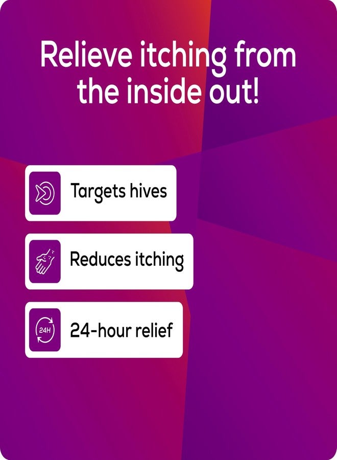 Allegra Hives Antihistamine 24-Hour Tablets, Non-Drowsy Hive Reduction and Hive Itch Relief, 180 mg Fexofenadine HCI, 30-Count - Image 3