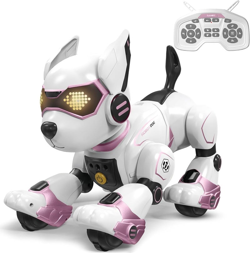 okk Robot Dog for Kids Remote Control Dog and Touch Voice Interactive Programmable Robot with lmitation Show Sing Dance Electronic Pet Smart Gesture Sensing Puppy Gift for Boys Girls - Image 3