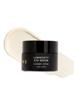 DIME DIME Beauty Luminosity Eye Serum, Eye Cream for Dark Circles and Puffiness, Caffeine Eye Cream, Puffy Eyes Treatment, 0.5 oz / 15 Ml  - Image 1