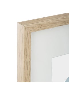 atmosphera Manu Wooden Rectangular Photo Frame Beige 30 x 40 cm 162355C  - Image 4