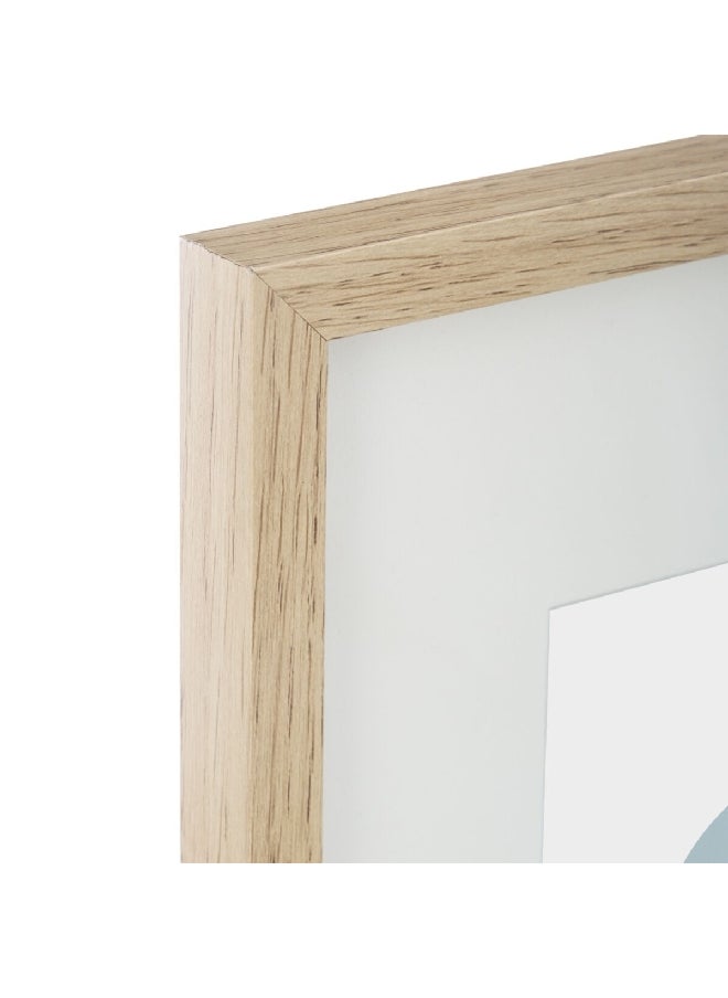 atmosphera Manu Wooden Rectangular Photo Frame Beige 30 x 40 cm 162355C  - Image 4