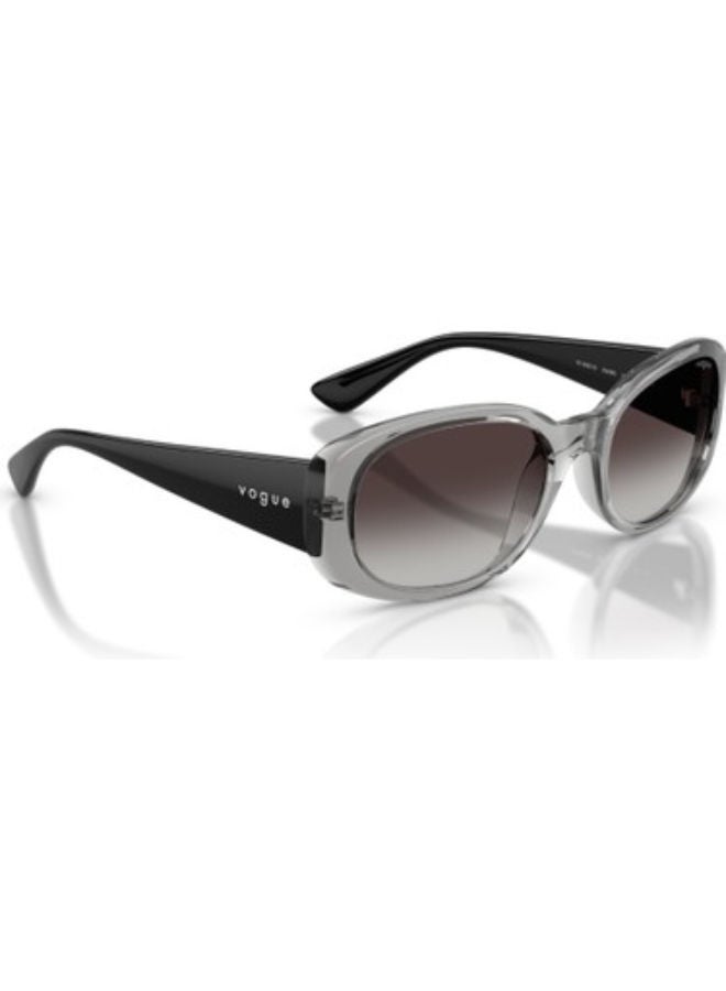 Vogue Women Full Rim Oval Sunglasses 0VO5663SI 55 - Image 3