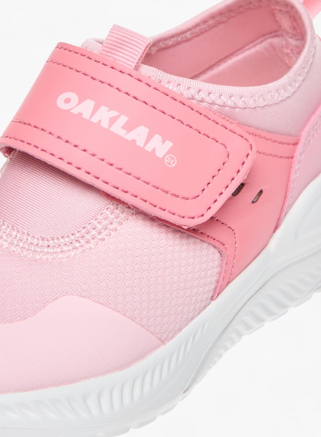 Oaklan by Shoexpress Girls Panelled Sports Shoes with Hook and Loop Closure  - Image 4