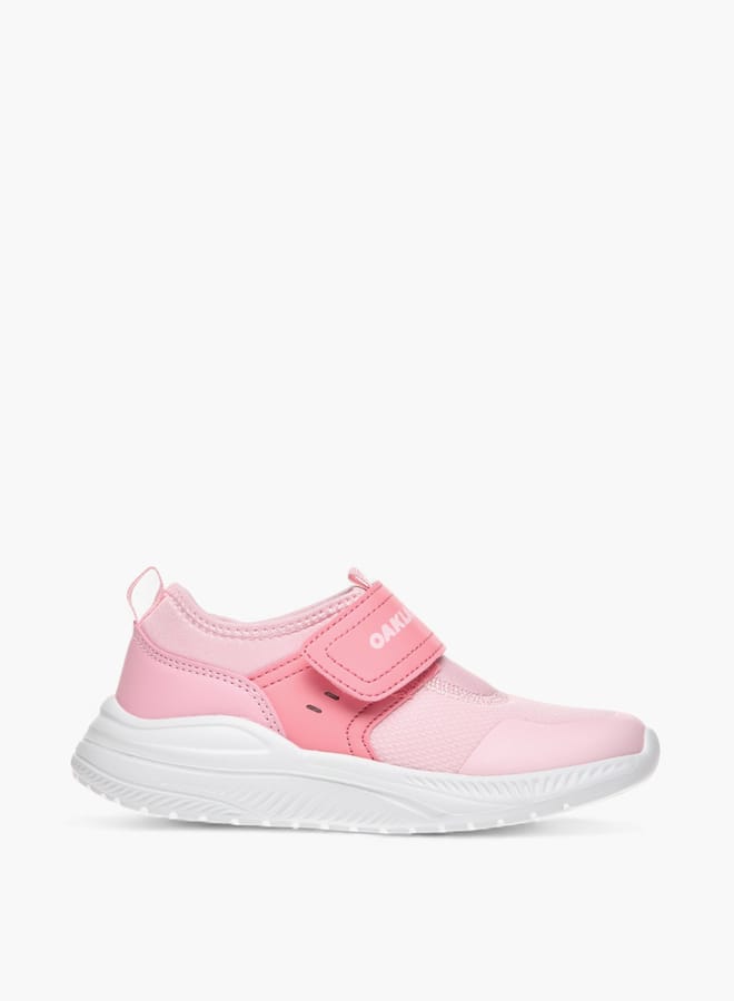 Oaklan by Shoexpress Girls Panelled Sports Shoes with Hook and Loop Closure  - Image 3