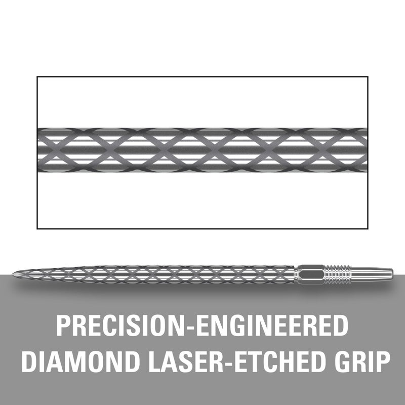 Target نقاط دارت TARGET سويسرية، نصائح دارت Diamond Pro سويسرية (مجموعة 3 قطع من النصائح) 30MM، فضي | تغيير نقاط الدارت، ملحقات دارت احترافية - Image 4