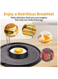 Y&D Egg Ring, Fried Mold, Separator, Silicone Non-Stick Shaper Ring with and Pancake Non Stick Cooking Tool, Kitchen Tools  - Image 5